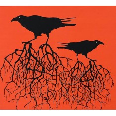 Shariq Ayaz, Qabza Mafia, 26 x 23 Inch, Mixed Media, AC-SHAY-001